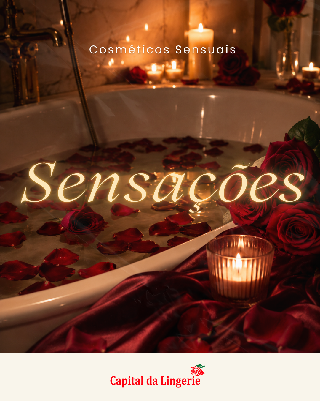 Cosméticos sensuais — Sensações
