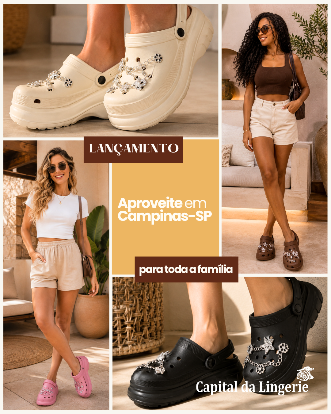 Calçados viralizados para toda a família em Campinas-SP
